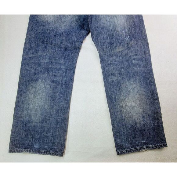 Coogi Jeans Mens 38 X 34 Baggy Y2K Jeans Blue Wide Leg Skater Grunge Hip Hop VTG - Picture 5 of 15